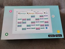 Digital Calendar, Smart WiFi Electronic Calendar Chore Chart, IPS 16 White