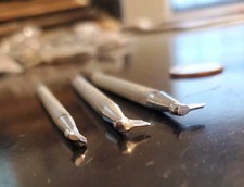 Set Of 3 Craftool Leather Carver/stamps
