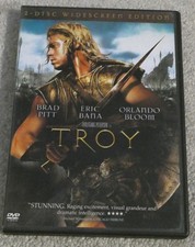 Troy 2-Disc DVD Brad Pitt Eric Bana Diane Kruger Orlando Bloom Widescreen