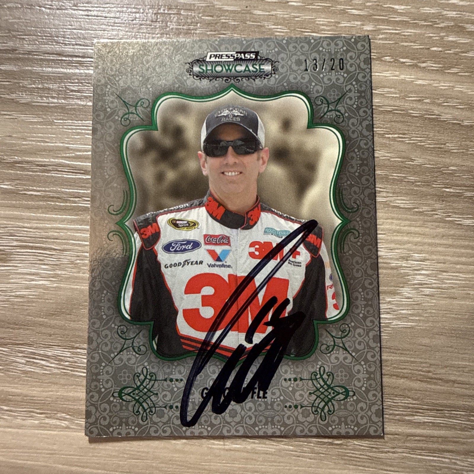 Greg Biffle Showcase  Autographed 13/20