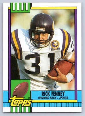 1990 Topps Rick Fenney #103b Minnesota Vikings