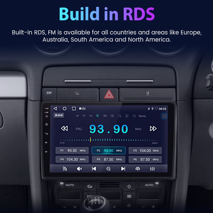 FÜR AUDI A4 S4 RS4 B6 B7 8E 8H SEAT EXEO Android 12 GPS BT Autoradio