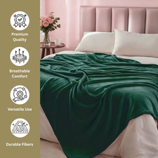 Super Soft Fleece Throw Warm Blanket Sofa Bed Mink Large Faux Fur Single Double