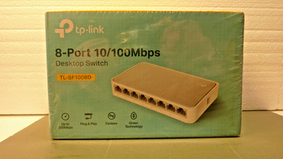 TP LINK 8-PORT ETHERNET 10/100Mbps DESKTOP SWITCH / TL-SF1008D MISB
