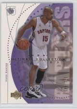 2002-03 Upper Deck Ultimate Collection 598/750 Vince Carter #63 HOF b8h
