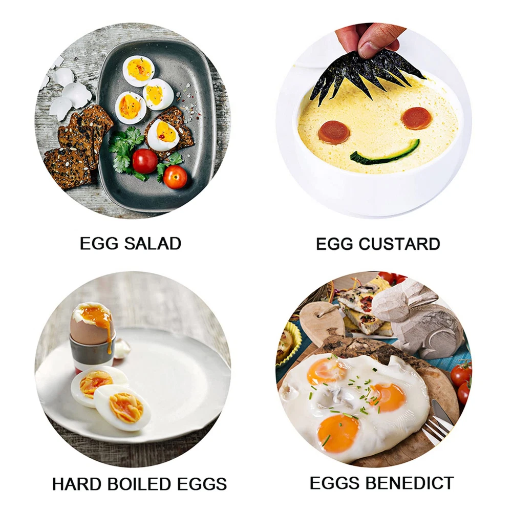 Electric Egg Cooker with Auto Shut Off – Perfect Soft, Medium, Hard Boiled Eggs Electric Egg Cooker with Auto Shut Off – Perfect Soft, Medium, Hard Boiled Eggs