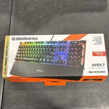 SteelSeries Apex 7 Mechanical Gaming Keyboard with OLED Smart Display