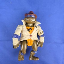 Playmates TMNT Don the Undercover Turtle 1990 Action Figure Vintage