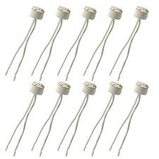 10 Pack of MR16 GU5.3 Led Bulb Base Ceramic Socket,FINELED MR16 G5.3 Mr11 Lamp