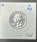 1956 Washington Quarter Silver Proof