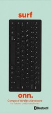 ONN Compact Wireless Keyboard Bluetooth PC Mac iOS Android Compatible NIB 