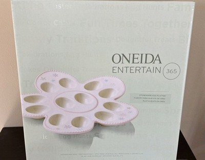 New! Oneida Bunny Hop Easter Egg Platter 898194