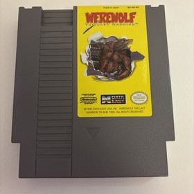 Werewolf: The Last Warrior NES Box Game Sleeve Manual Comic Tested Work Nintendo
