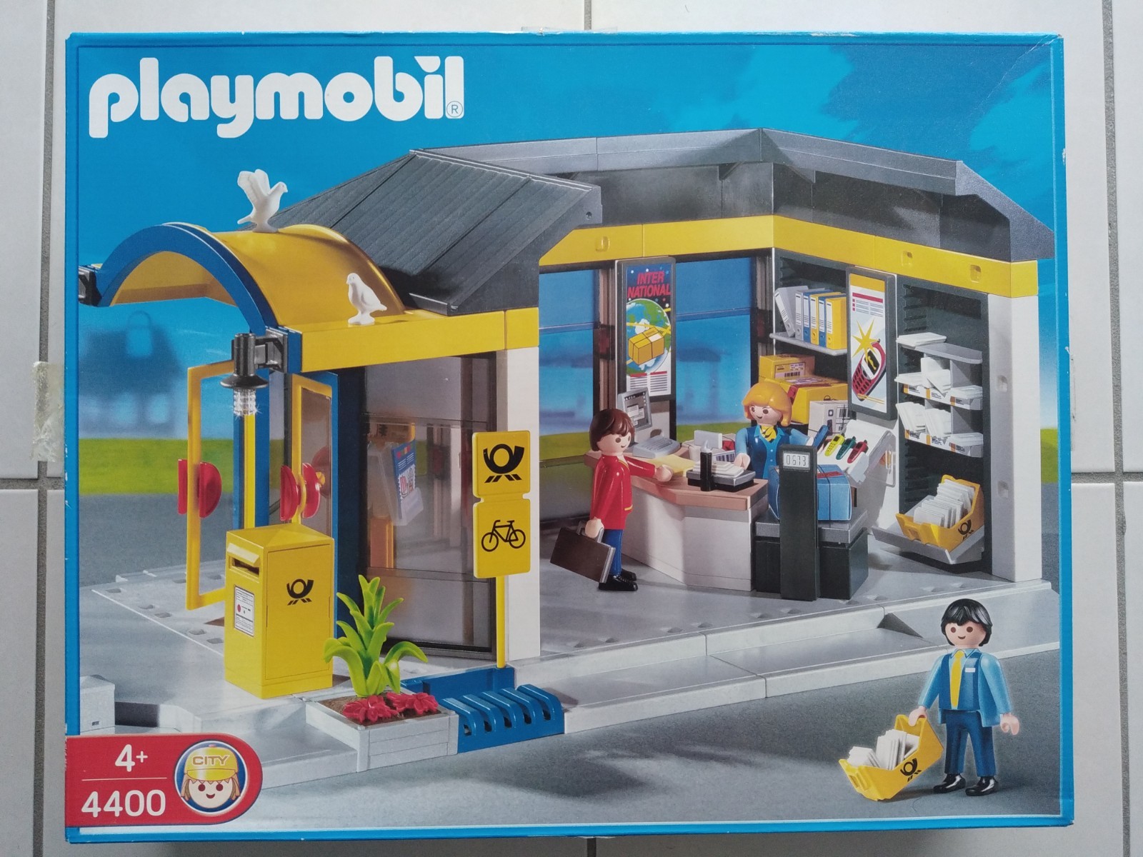 Playmobil 4400 bureau de poste jouet vintage City Life avec camion DHL