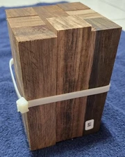 Macassar Ebony 1 ⅜" × 6" Wood Spindles Hobby Wood Turning Lumber Blanks Lot