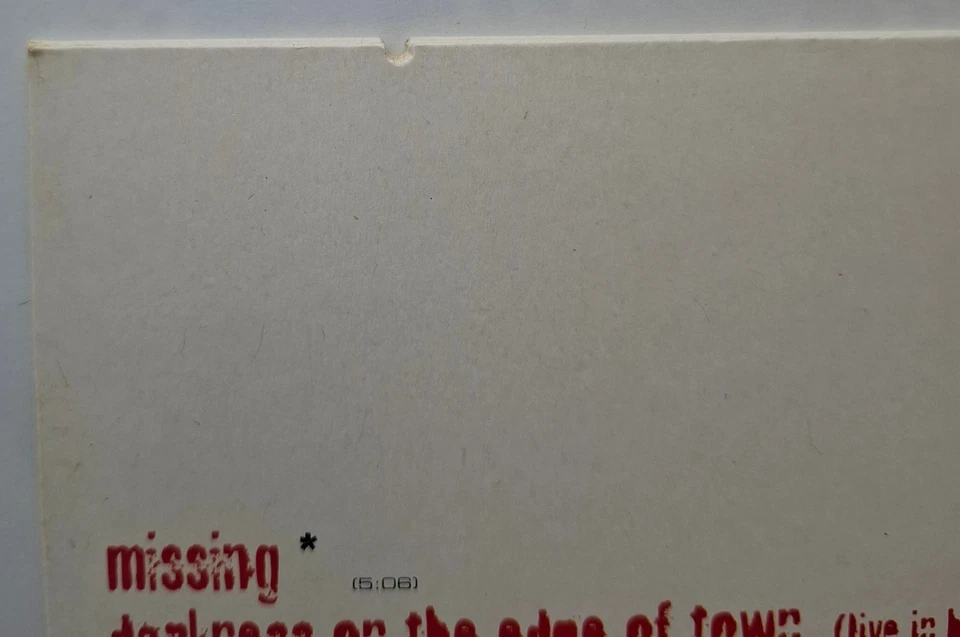 Bruce Springsteen – Missing CD Single (1996) Cardsleeve 2 Tracks Maxi CD - Bild 4 von 4