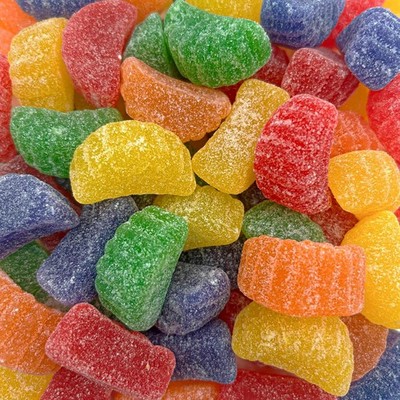 Fruit Slices Candy | 2 Pound Bulk Bag | Assorted Sr Coated Jelly