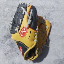 Rawlings WPL10CBSG Baseball Glove 10" Youth T Ball Right Hand Thrower Tan/Black