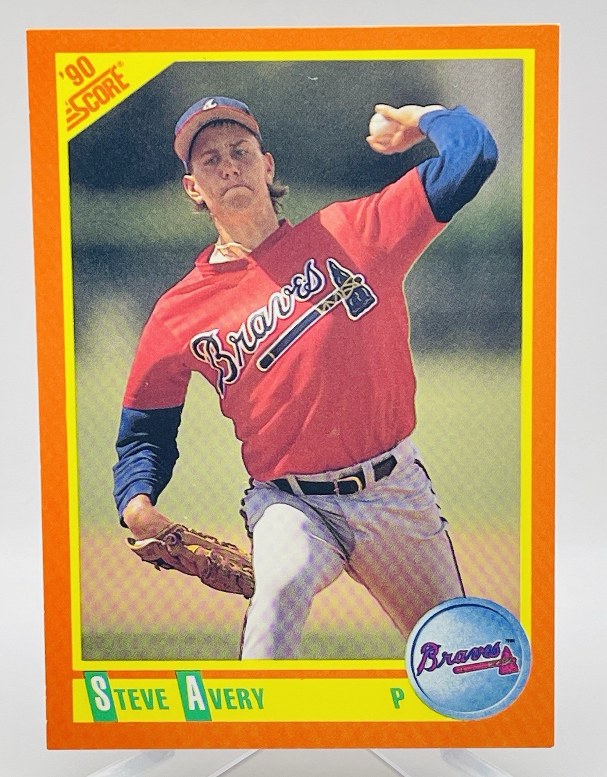 1990 Score Rookie & Traded Steve Avery #109 Atlanta Braves