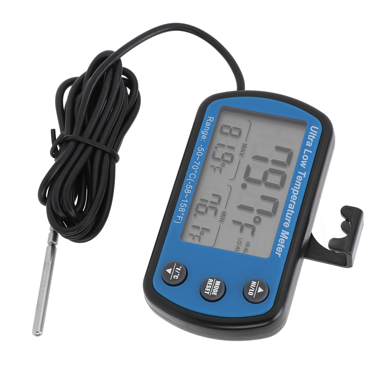 ✿ Refrigerator Thermometer ‑50 To 70℃ Digital LCD Display With Alarm Accurate
