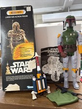 Vintage Star Wars 12 Boba Fett Action Figure W box Kenner 1977 99 Complete