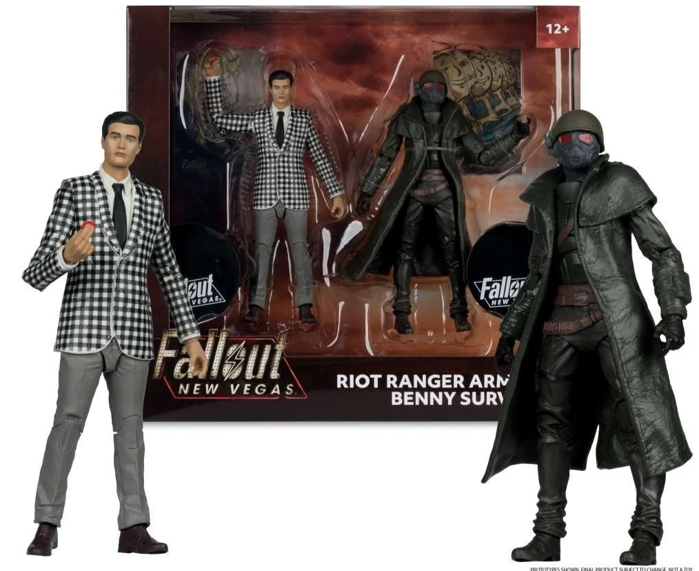 Toy Rioters McFarlane Toys Fallout New Vegas Riot Ranger Armor & Benny Action ...