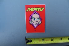 Shorty's Skateboard Baby Birth Bones Ripper Parody Red Z9A Skateboarding STICKER
