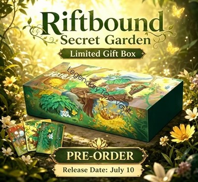 riftbound リフトバウンド シークレットガーデン 限定ギフトボックス Riftbound Secret Garden Limited Gift Box Ivern Lillia Art Sleeves