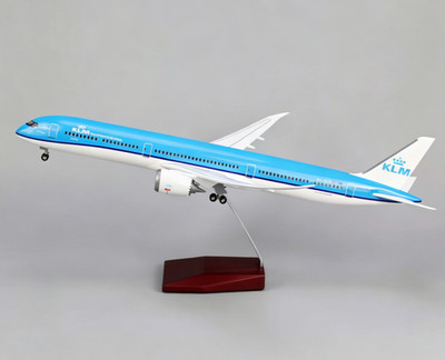 1:145 47CM KLM BOEING 787-10 Passenger Plane Landing Gear Resin Aircraft Model