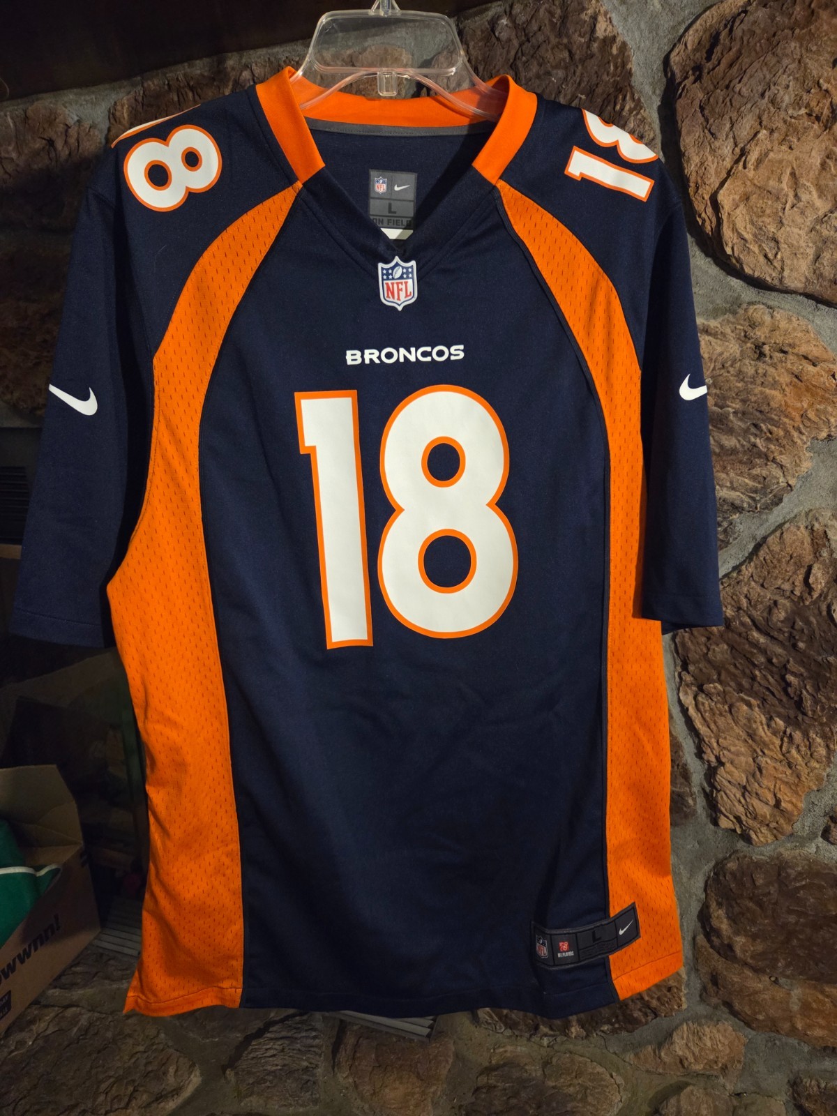 Denver Broncos Peyton Manning #18 Nike Jersey Adult Large