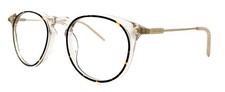 NEW COLE HAAN CH5028 237 TAUPE CRYSTAL AUTHENTIC EYEGLASSES 50-20-135