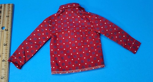 RARE Vintage Ideal Tammy Doll Dad Ted Red Shirt MINTY ~ 1960's - Picture 2 of 4