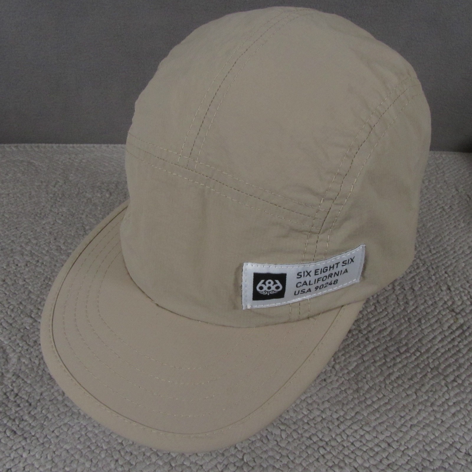 686 Hat Adjustable Strap Performance Beige Runnin… - image 1