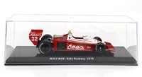Modellauto Statisch Centauria Williams F1 Wolf WR3 1978 Rosberg Vitrine 1/24