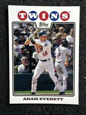 ADAM EVERETT #346 2008 Topps Baseball QTY Minnesota Twins