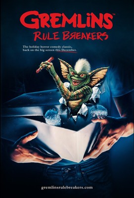 gremlins-rule-breakers-poster A3 Poster 12-16inch 30-40cm Film Movie Cinema Cul