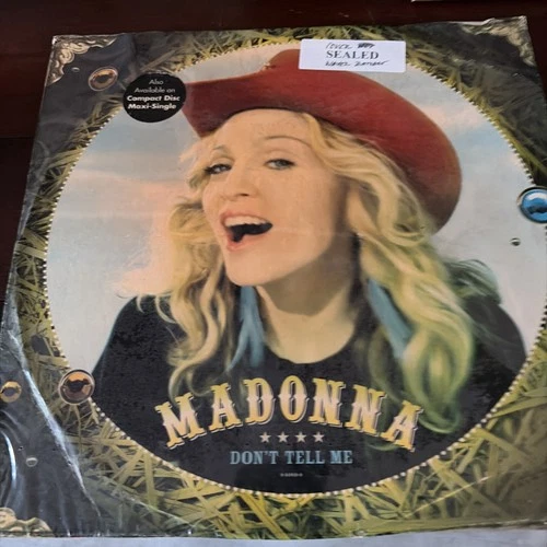 Madonna - Don't Tell Me 2X LP Maxi Single Remix Vinyl 2001 Sealed Please Read!