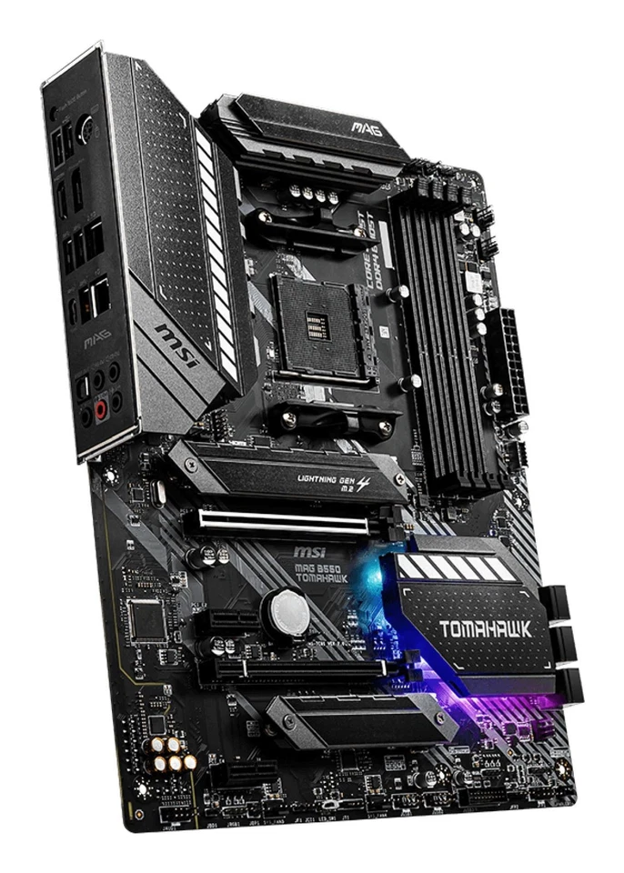 MSI MAG B550 TOMAHAWK - Placa Base - ATX - Socket AM4 - Chipset AMD B550 - USB - Imagen 4 de 4