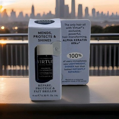 NEW NIB Virtue Healing Oil Travel Size Mini 9mL/0.3oz Free Shipping AUTHENTIC
