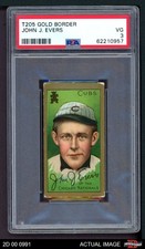 1911 T205 Johnny Evers Cubs PSA 3 - VG