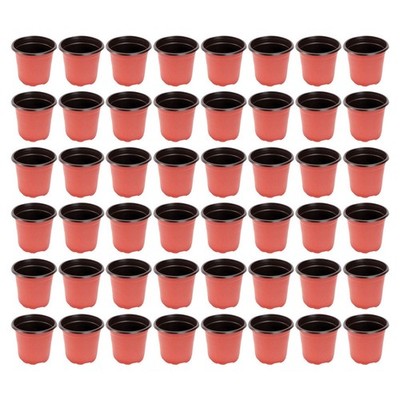 120 Pcs Garden Container Flower Pots Flowerpots for Outdoor Plants