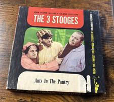 THE 3 STOOGES IDLE ROOMERS 8mm FILM In BOX-SILENT EDITION-COLUMBIA PICTURES