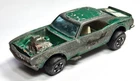 Vintage Hot Wheels Redlines 1969 Heavy Chevy Green W/ White Interior Hong Kong