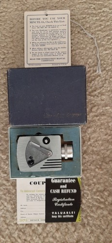 Universal Minute 16 Subminiature Camera. Flash etc. Excellent Condition Working - Picture 5 of 13