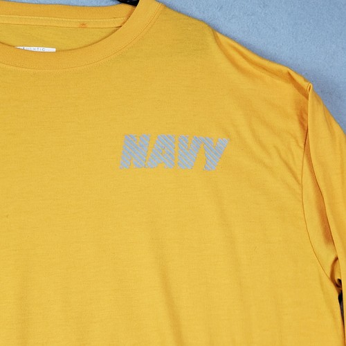 MJ Soffe Apparel Men's Authentic U.S. Navy Originals Long Sleeve Yellow Size XL - Picture 6 of 8