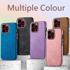 Skin Leather Soft Phone Case For iPhone 15 14 13 12 11 Pro Max XR XS 6 7 8 SE