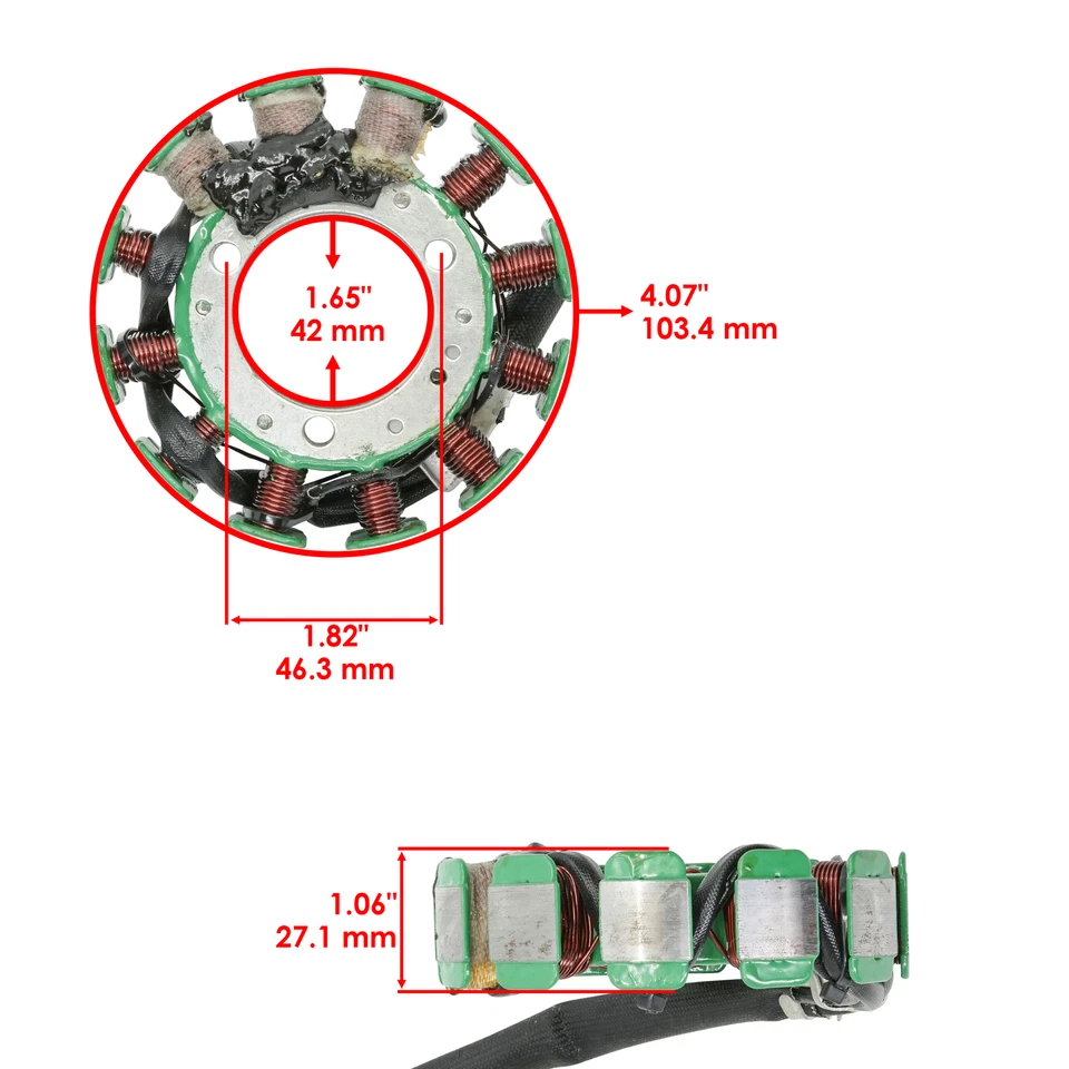 Stator for Ski-Doo Summit 800 800R Sport HIGHMARK X STD FOOTHILL 2000 2001 2002 - Image 2 of 4