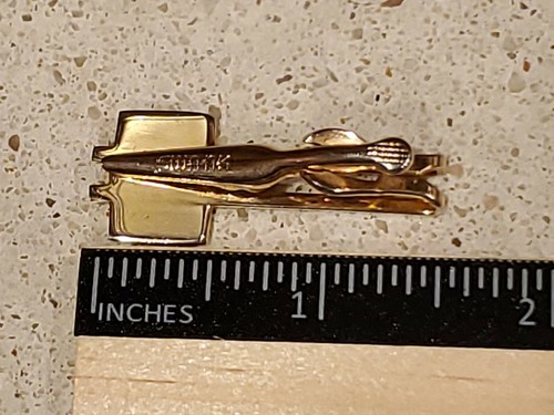 Swank Men's Letter "K" Cufflinks + Tie Bar - Picture 5 of 8