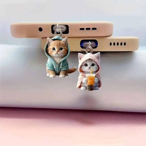 Hanging Accessories Cat Phone Dust Plug Dust Plug Pendant Earphone Jack