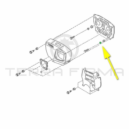 Nissan Skyline R32 R33 R34 GTR R32 GTST GTS4 Back Timing Cover Collar, Exhaust S - Picture 4 of 4